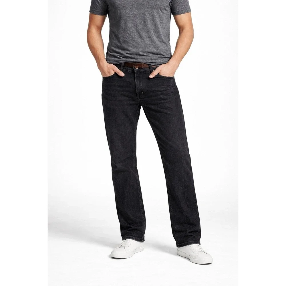 Levi's 501 Original Fit Straight Leg Dark Wash Button Fly Denim Mens Jeans 40x32